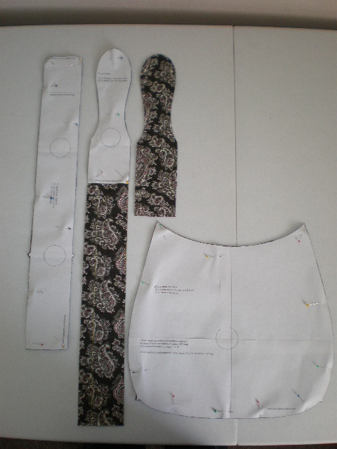 Easy Hobo Bag Tutorial DIY 2 Size Shoulder Bag Pattern Drawing