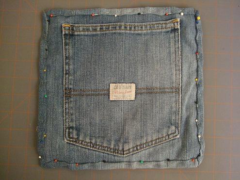 Creating my way to Success: Pot holders from jeans pockets - a tutorial