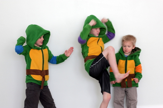 TUTORIAL* DIY Ninja Turtle Hoodies